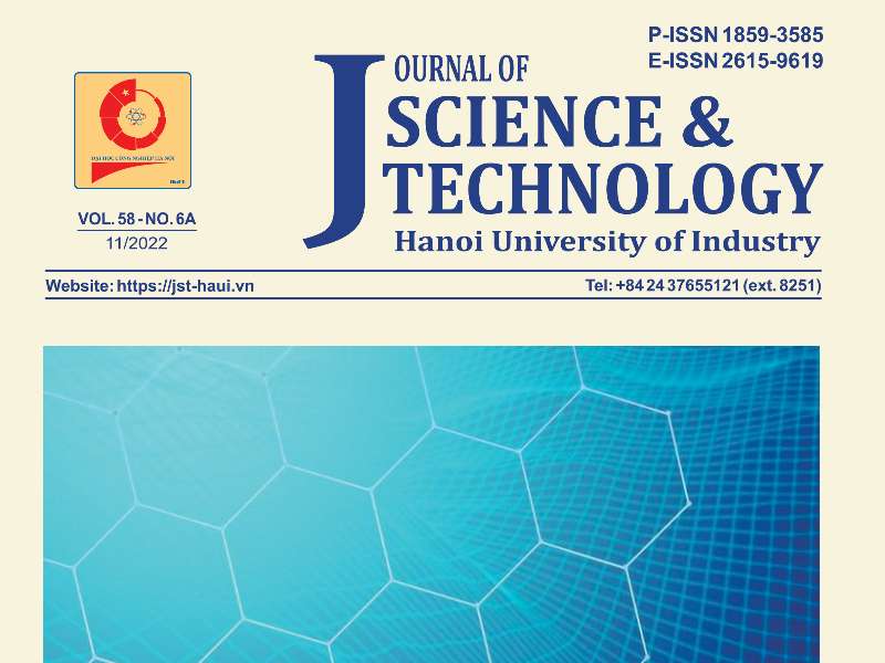 Published Journal of Science and Technology Vol. 58 - No. 6A (November 2022)