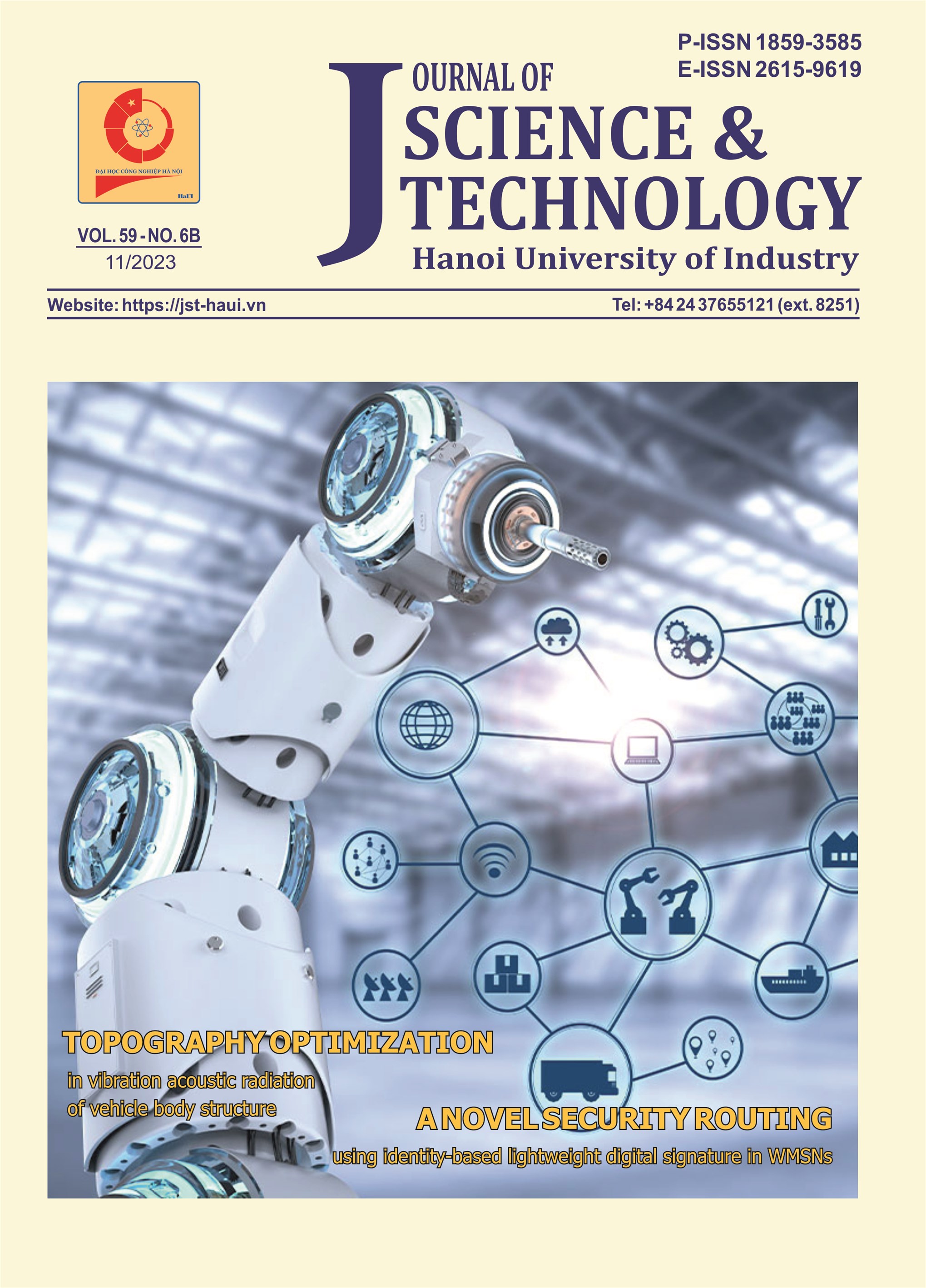 Tạp chí Khoa học và Công nghệ Tập 59 - Số 6B (11/2023)