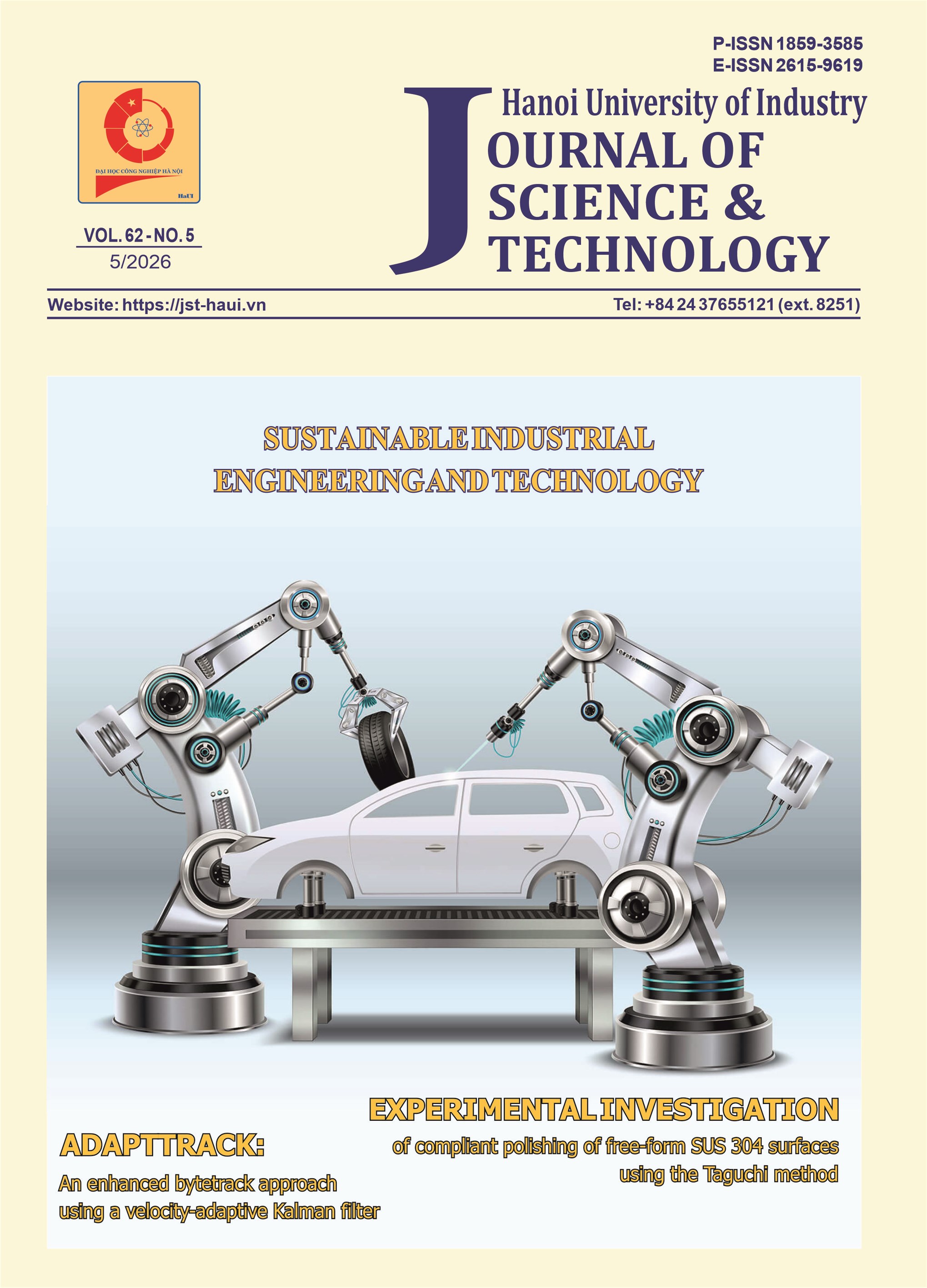 Hanoi University of Industry Journal of Science and Technology Vol. 62 - No. 5 (May 2026) - Electronic Version